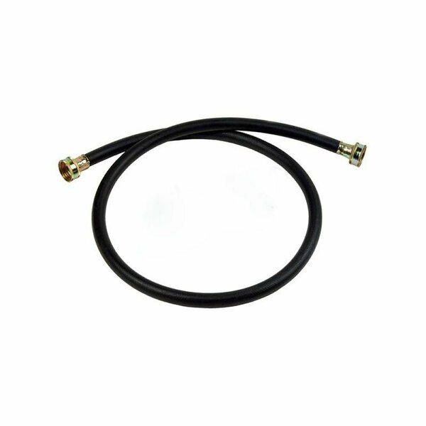 American Imaginations 6 in. Black Unique Rubber Washing Machine Fill Hose AI-37919